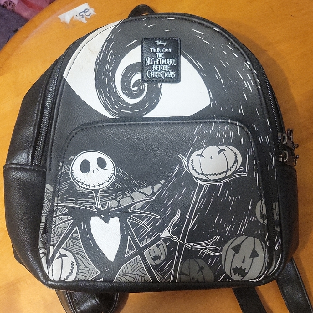Black Nightmare Before Christmas Backpack